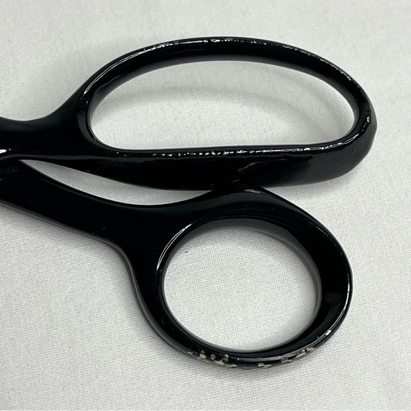 Vintage Singer Sewing Pinking Shears. 1577. Black Handles 7.5"long - Picture 2 of 10